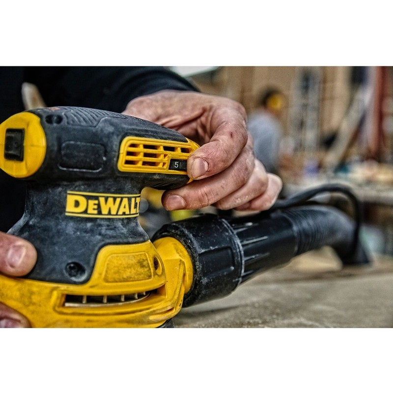 Prijenosna brusilica DeWALT DWE6423-QS (orbitalna, 12000 OPM, 280 W) crna, žuta-10