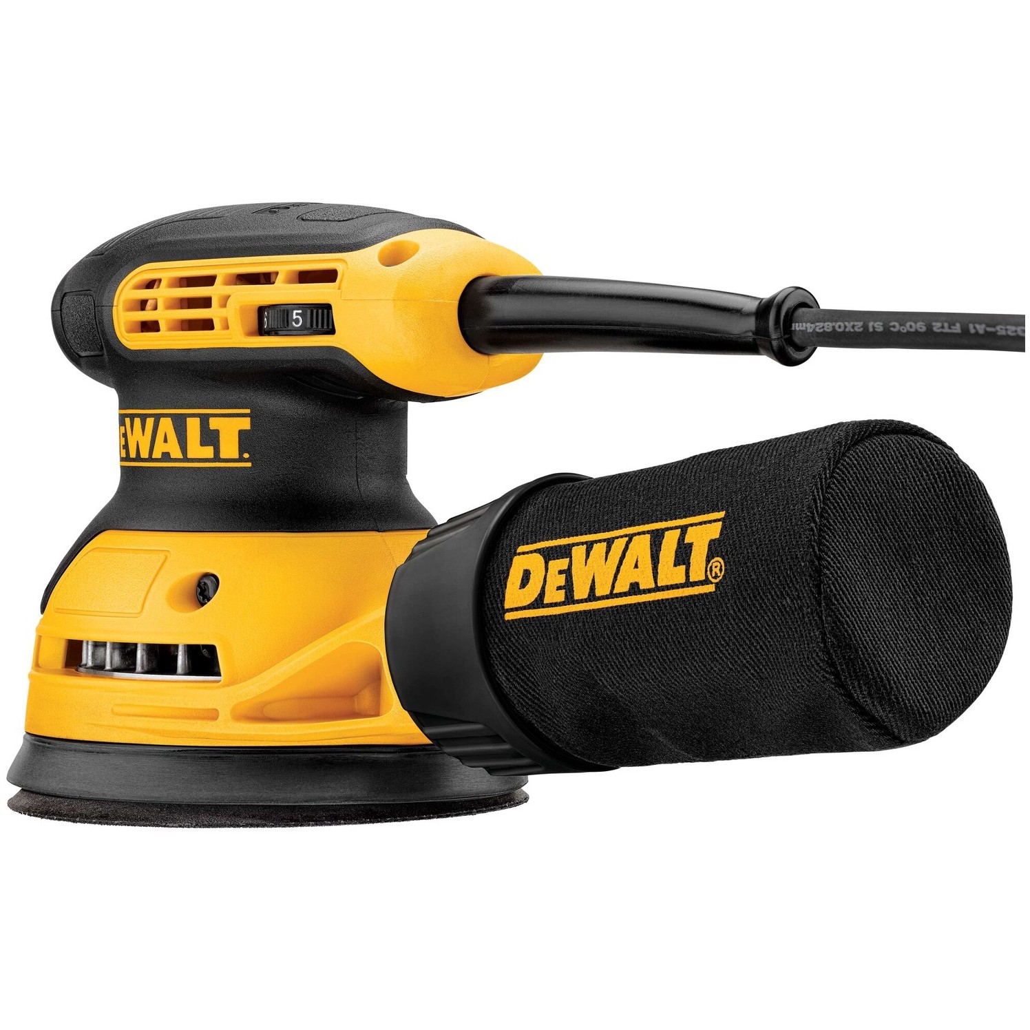 Prijenosna brusilica DeWALT DWE6423-QS (orbitalna, 12000 OPM, 280 W) crna, žuta-25