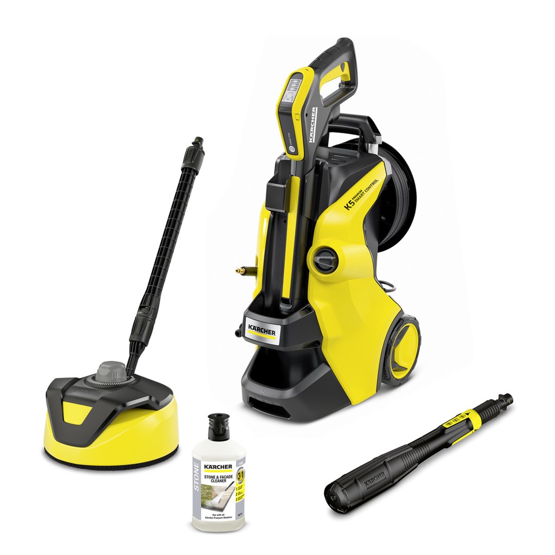 Visokotlačni čistač KÄRCHER K 5 Premium Smart Control Home (električni, 500 l/h) crno-žuti-0