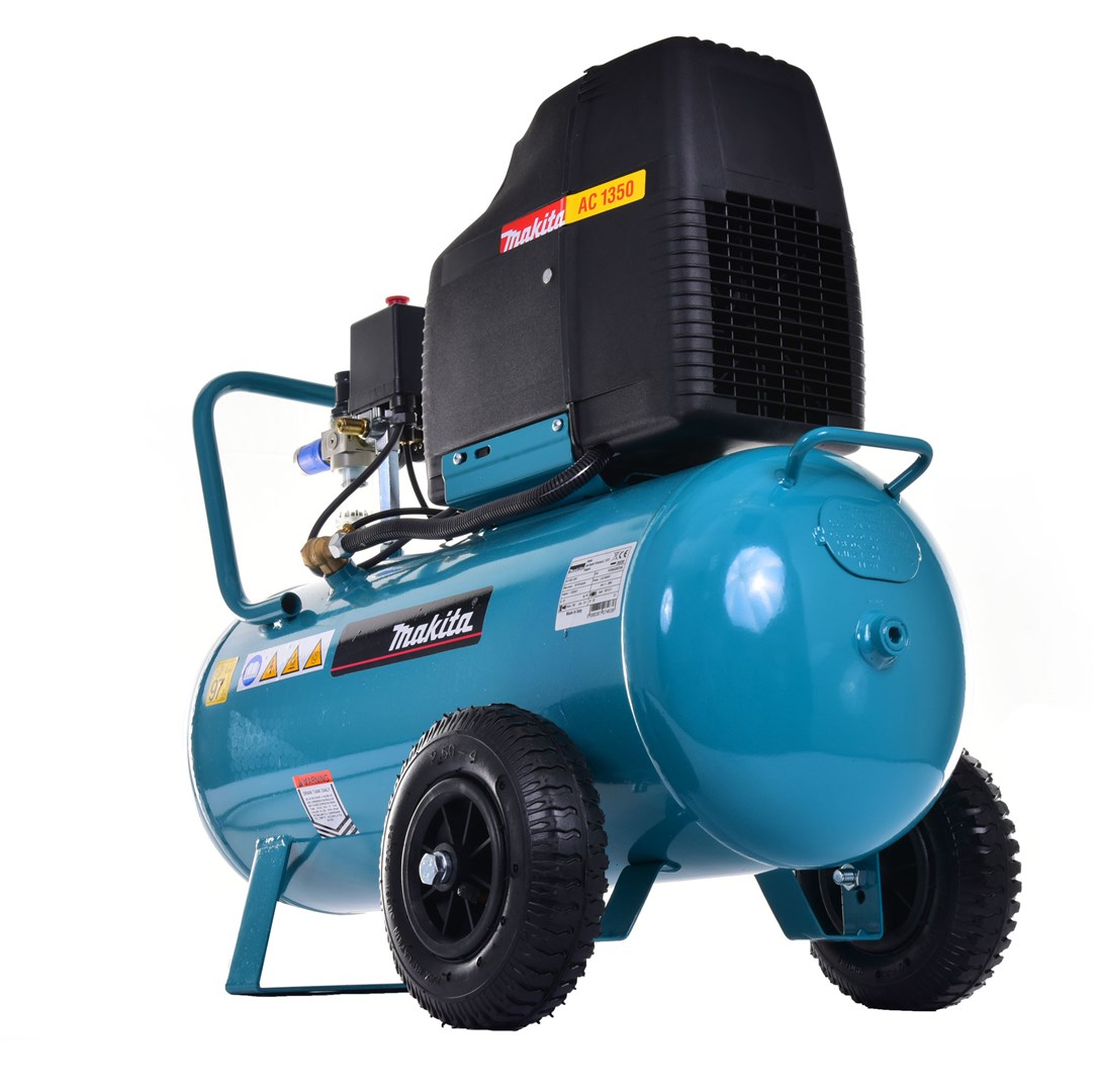 Kompresor MAKITA AC1350 (motor power 1500 W, maximum airflow 240 l/min, maximum operating pressure 8 bar, volume 50 l, noise level 97 dB)-3