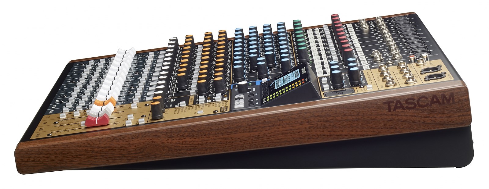 Audio mikser TASCAM MODEL 16 (16 kanala, 20 - 30000 Hz, Crna, Zlatna, Drvena)-8