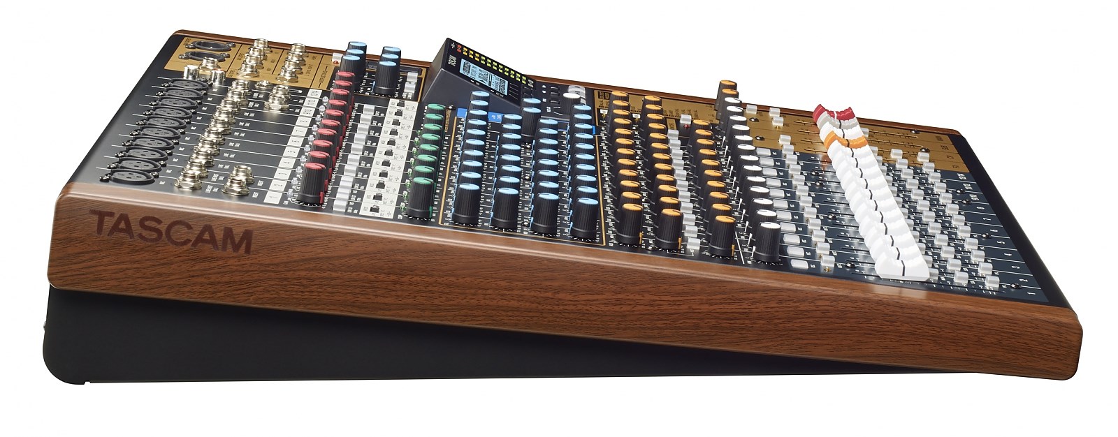 Audio mikser TASCAM MODEL 16 (16 kanala, 20 - 30000 Hz, Crna, Zlatna, Drvena)-7