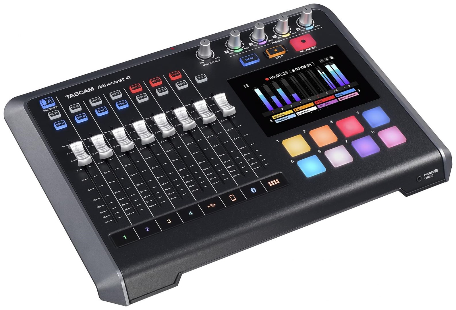 Mikser za podcast snimanje Tascam Mixcast 4-4