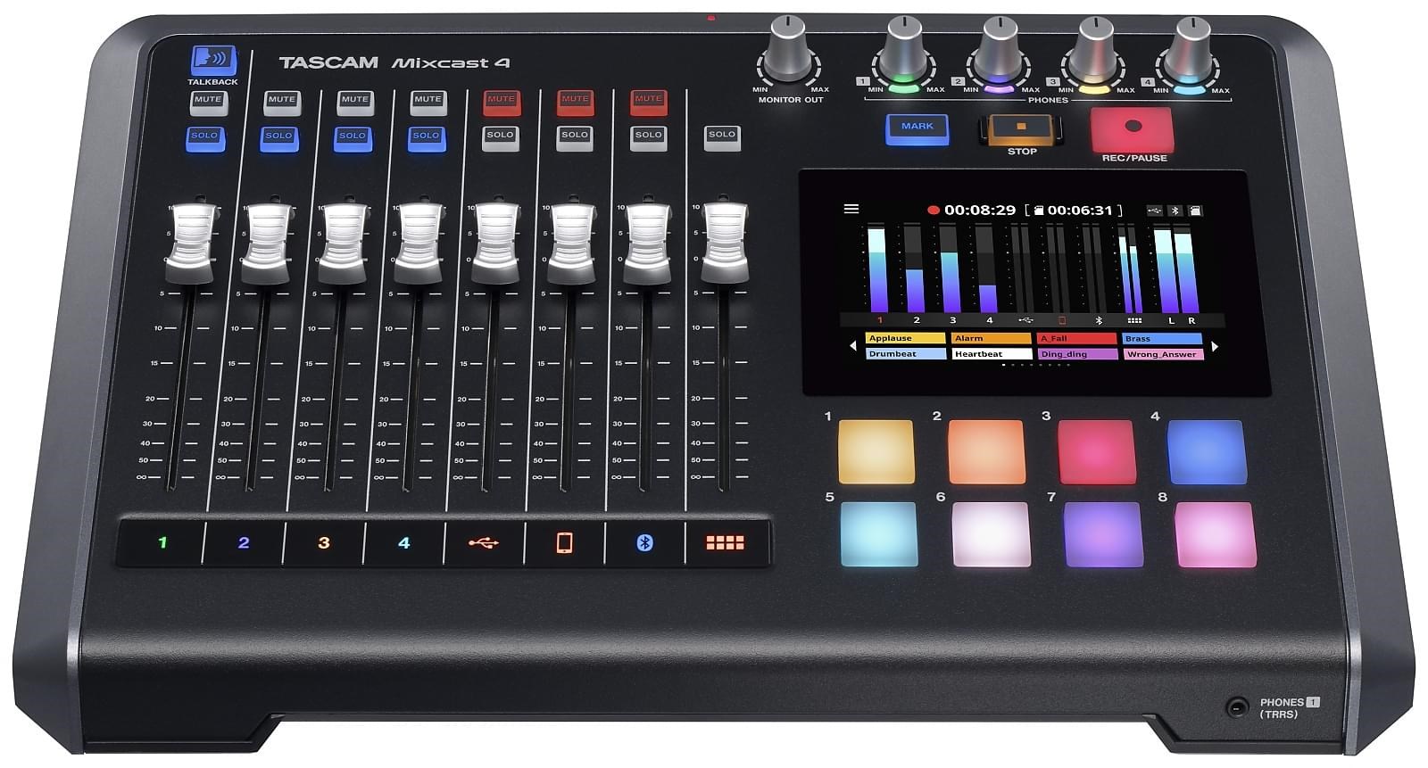 Mikser za podcast snimanje Tascam Mixcast 4-2