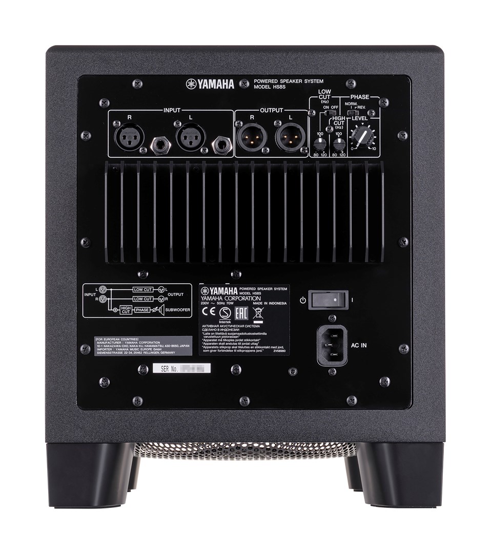 Subwoofer YAMAHA HS8S crna boja 150 W-2