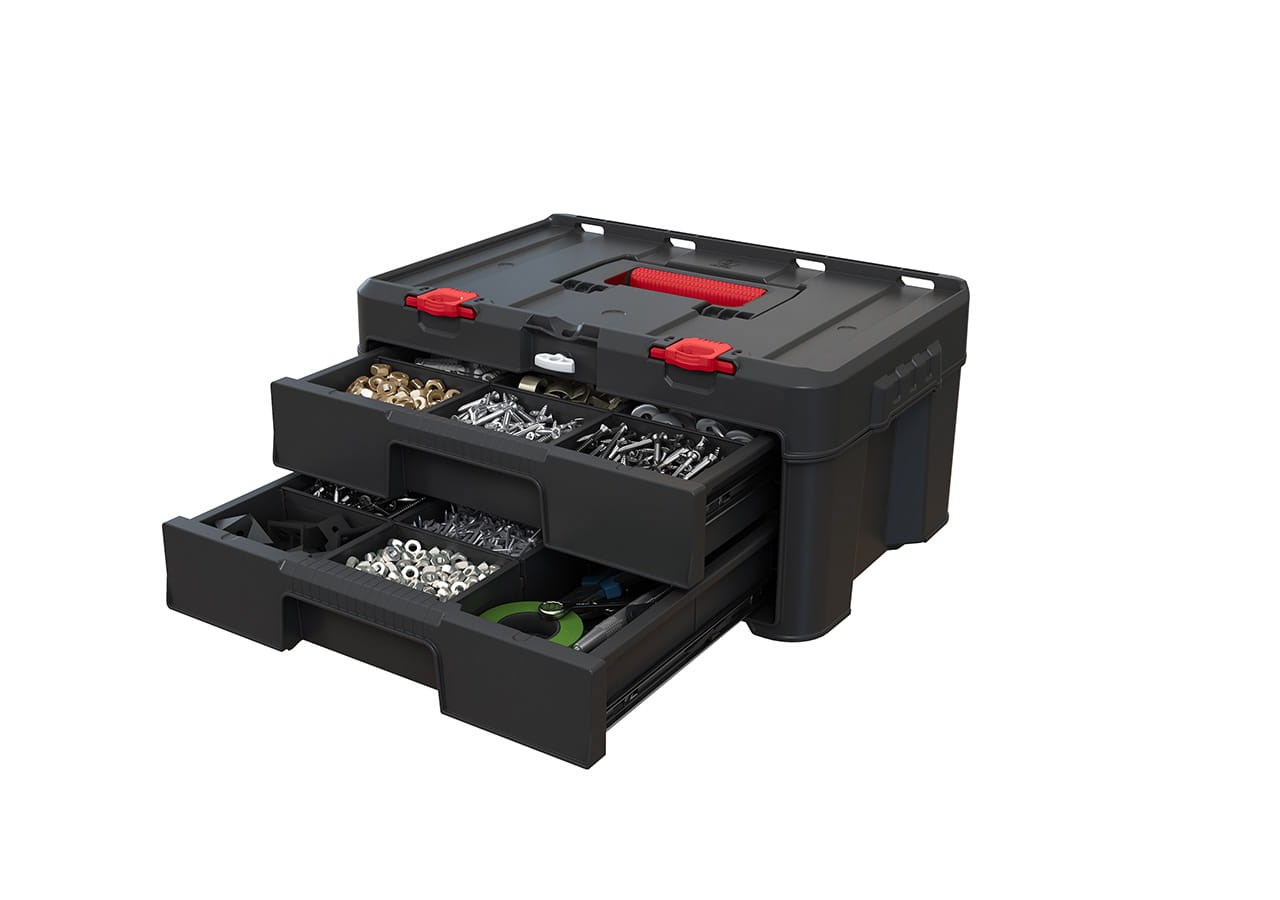 Kutija za alat s 2 ladice KETER Stack"N"Roll-4