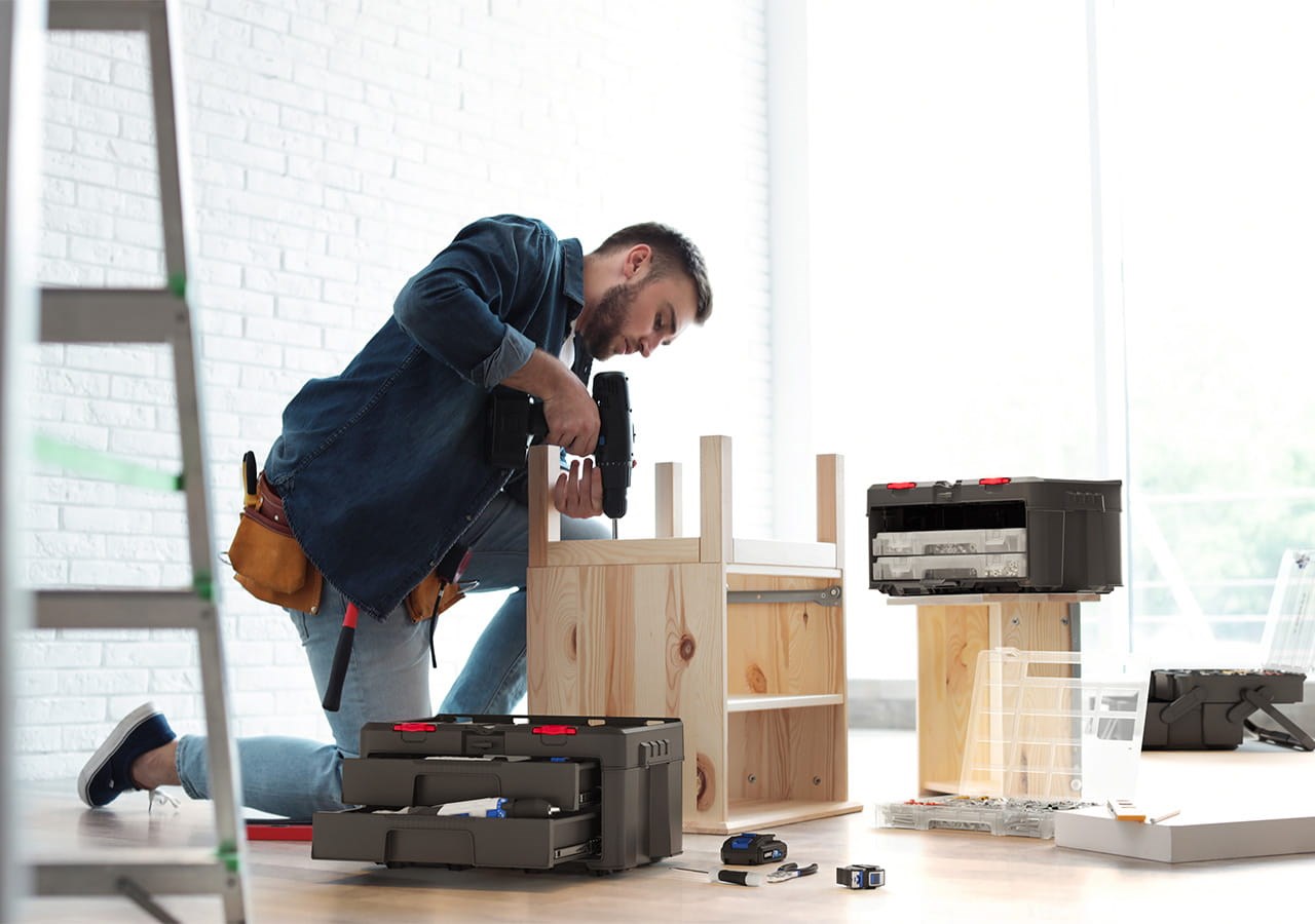Kutija za alat s 2 ladice KETER Stack"N"Roll-1