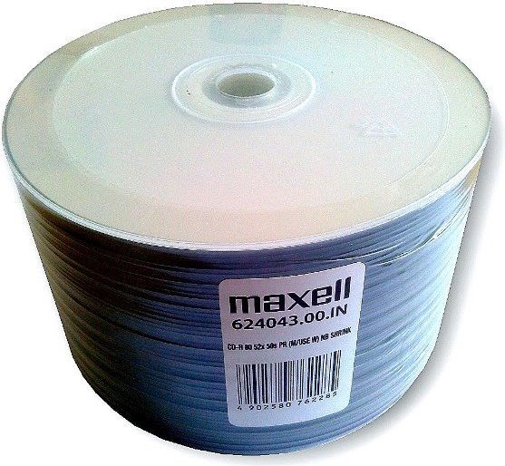 CD-R diskovi MAXELL CD-R 80/700MB 52x 50p (50 komada, kapacitet 700MB, brzina 52x)-0