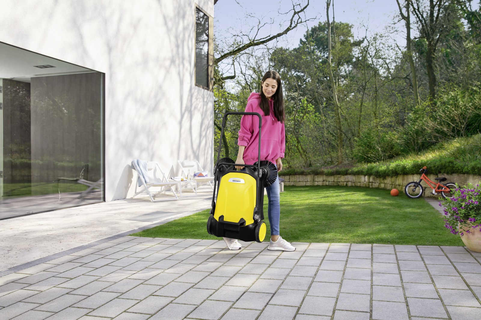 Kärcher S 4 Twin 2-in-1 sweeper Black, Yellow-8