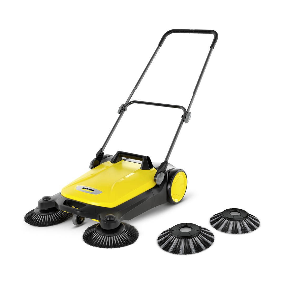 Kärcher S 4 Twin 2-in-1 sweeper Black, Yellow-0