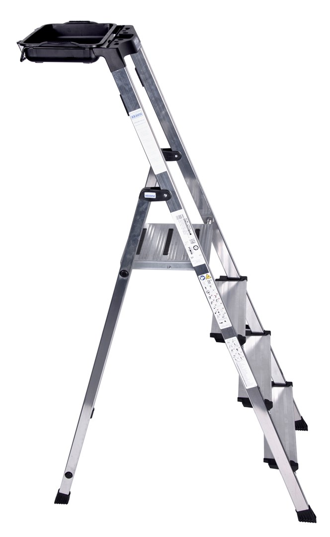 Sklopive ljestve KRAUSE Secury srebrne-1