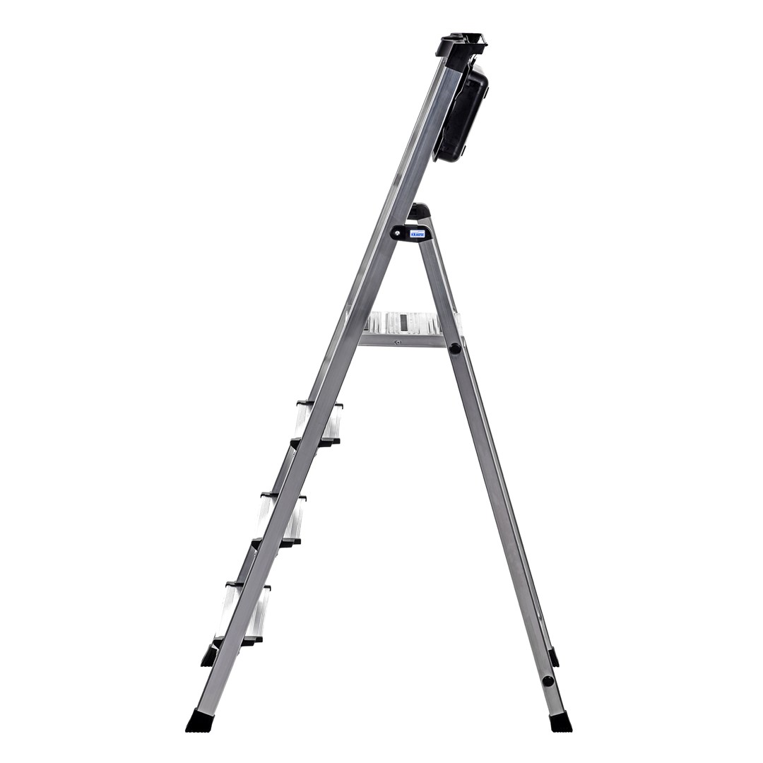 Sklopive ljestve KRAUSE Secury srebrne-3