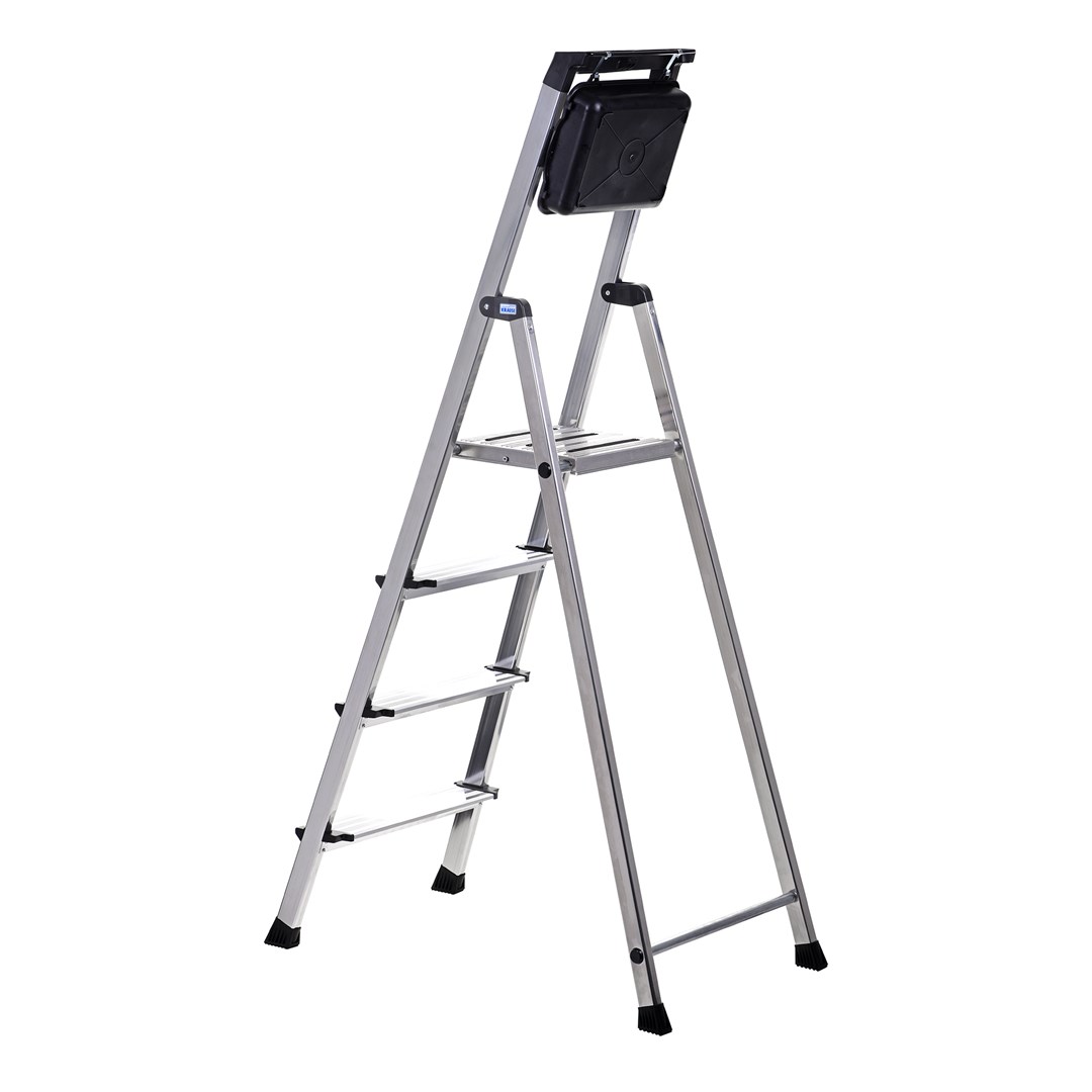 Sklopive ljestve KRAUSE Secury srebrne-6
