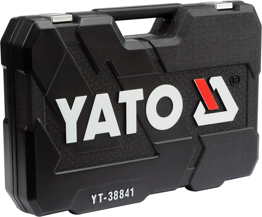 Set nasadnih ključeva YATO YT-38841 (1/4", 3/8", 1/2", s produžetkom, ručkom, bitovima i nasadnim ključevima)-1