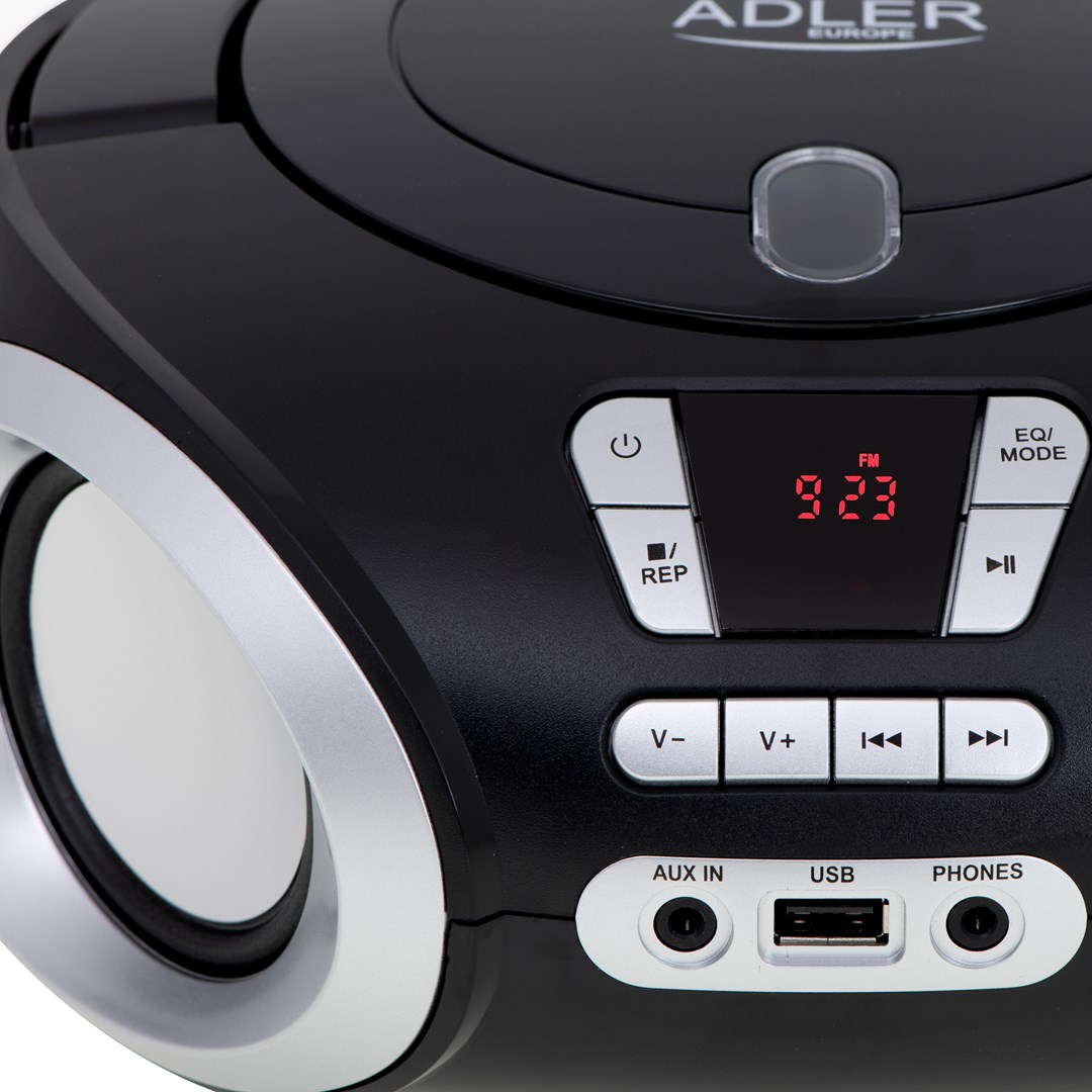 Prijenosni CD player ADLER AD 1181 srebrno-crni-6