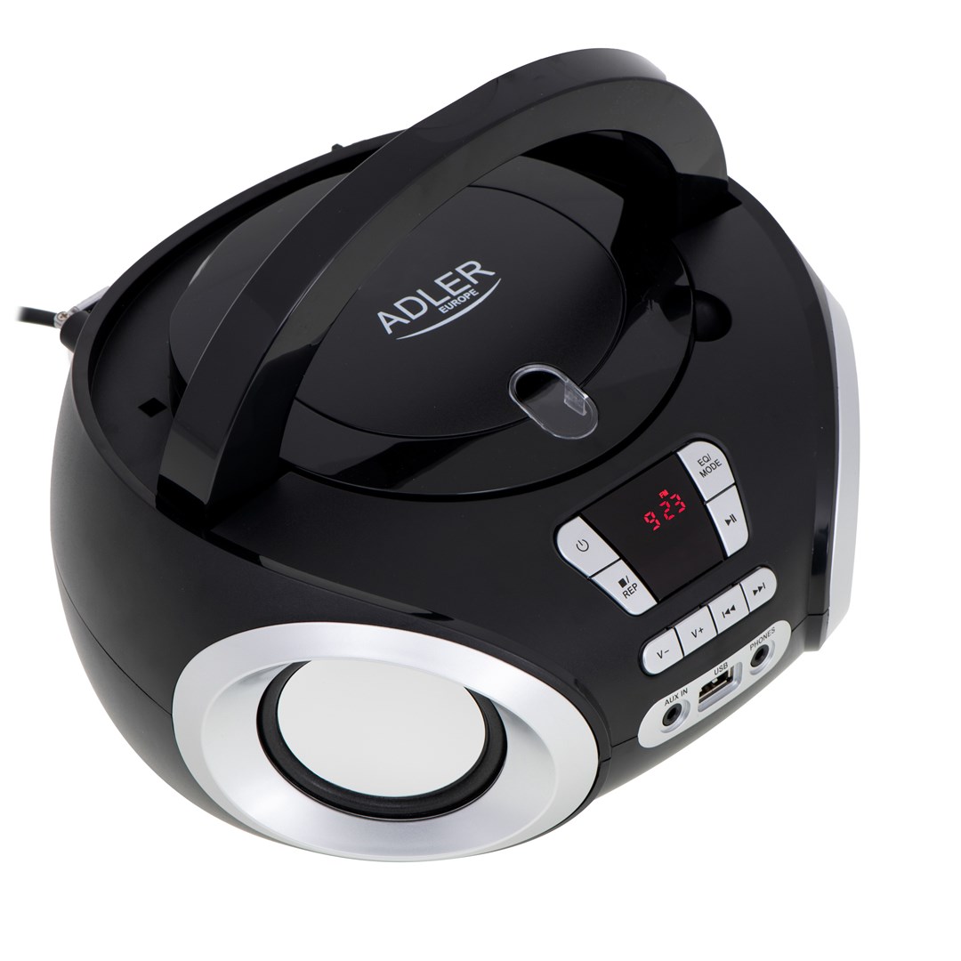 Prijenosni CD player ADLER AD 1181 srebrno-crni-4