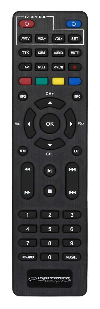 Digitalni DVB-T2 H.265/HEVC tuner ESPERANZA EV106P crni-7