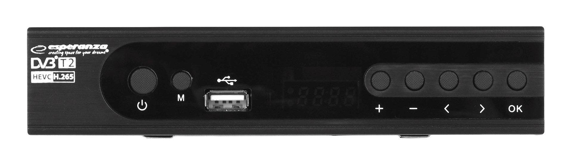 Digitalni DVB-T2 H.265/HEVC tuner ESPERANZA EV106P crni-1