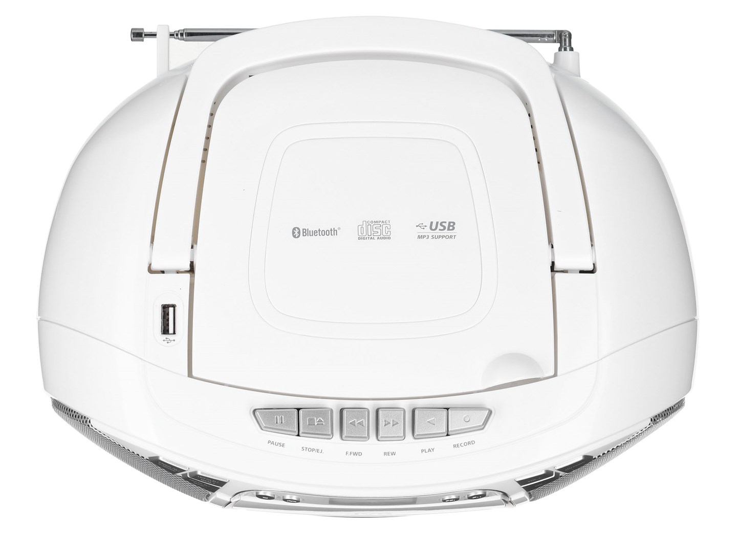 Prijenosni radio JVC RC-E451W (CD, kazetofon, Bluetooth, USB, FM, bijela boja)-3