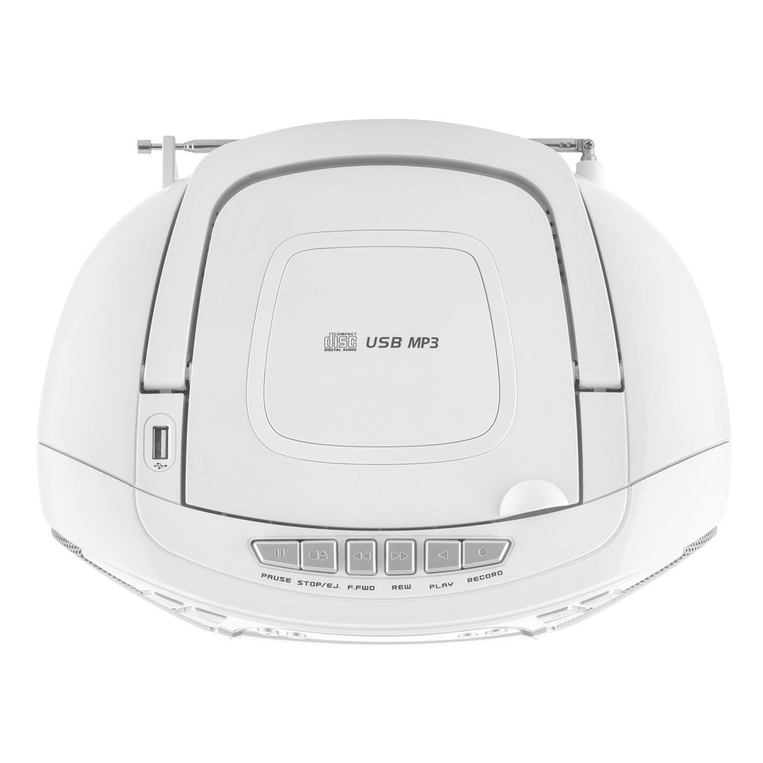 Prijenosni radio JVC RC-E451W (CD, kazetofon, Bluetooth, USB, FM, bijela boja)-14