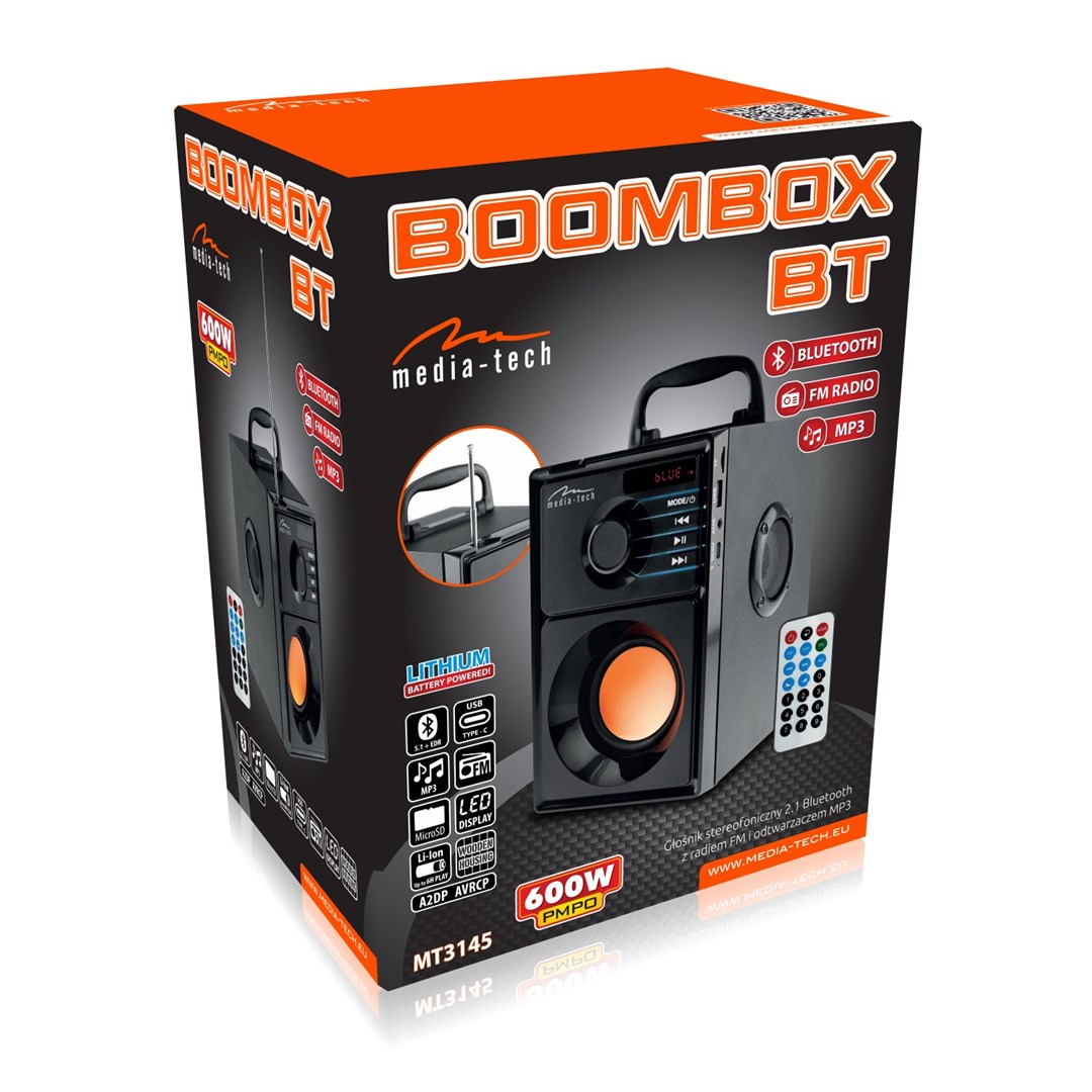 Bluetooth zvučnik Media-Tech BOOMBOX BT 15 W crni-2