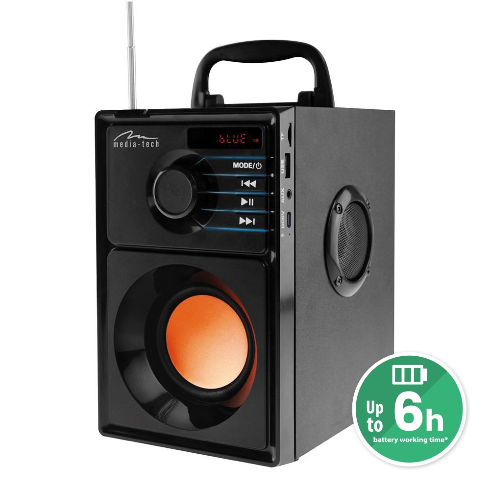 Bluetooth zvučnik Media-Tech BOOMBOX BT 15 W crni