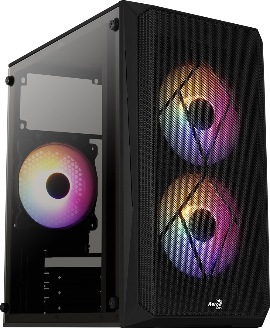 Kućište za računalo Aerocool CS107V2 (mini tower) crno-1