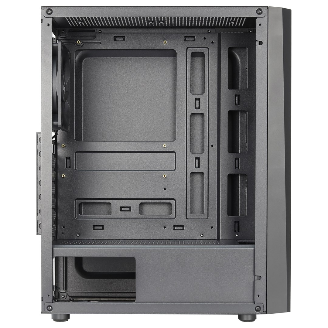 Kućište za računalo Aerocool DELTABKV1 ATX RGB prednja strana puni bočni prozor 12cm ventilator crni-3