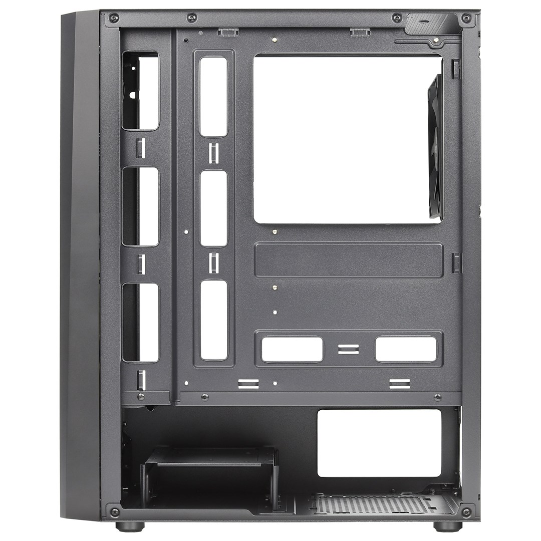 Kućište za računalo Aerocool DELTABKV1 ATX RGB prednja strana puni bočni prozor 12cm ventilator crni-4