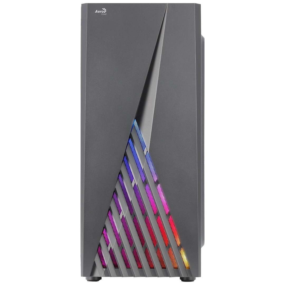 Kućište za računalo Aerocool DELTABKV1 ATX RGB prednja strana puni bočni prozor 12cm ventilator crni-1