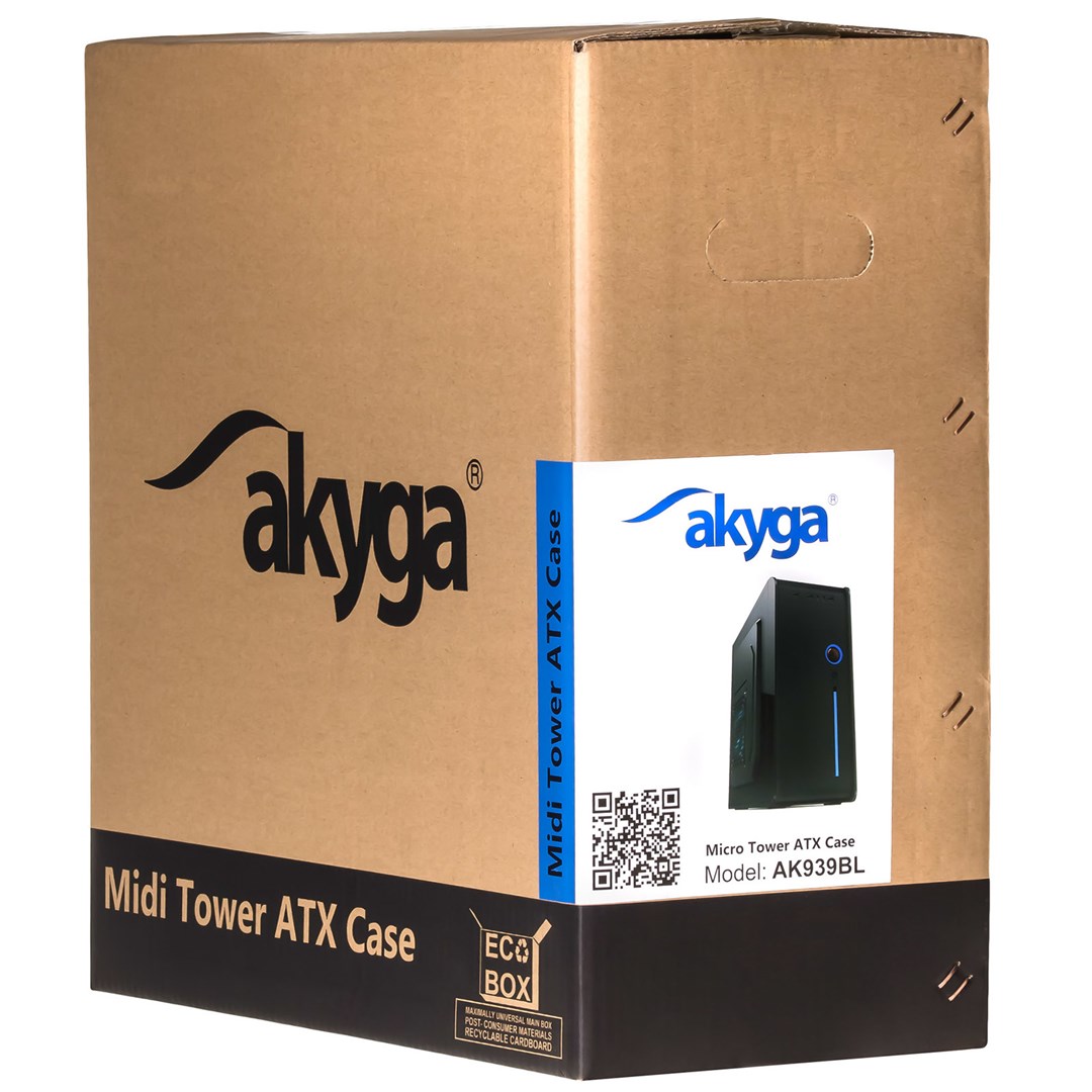 Kućište AKYGA AK939BL (Mid Tower) crno-7