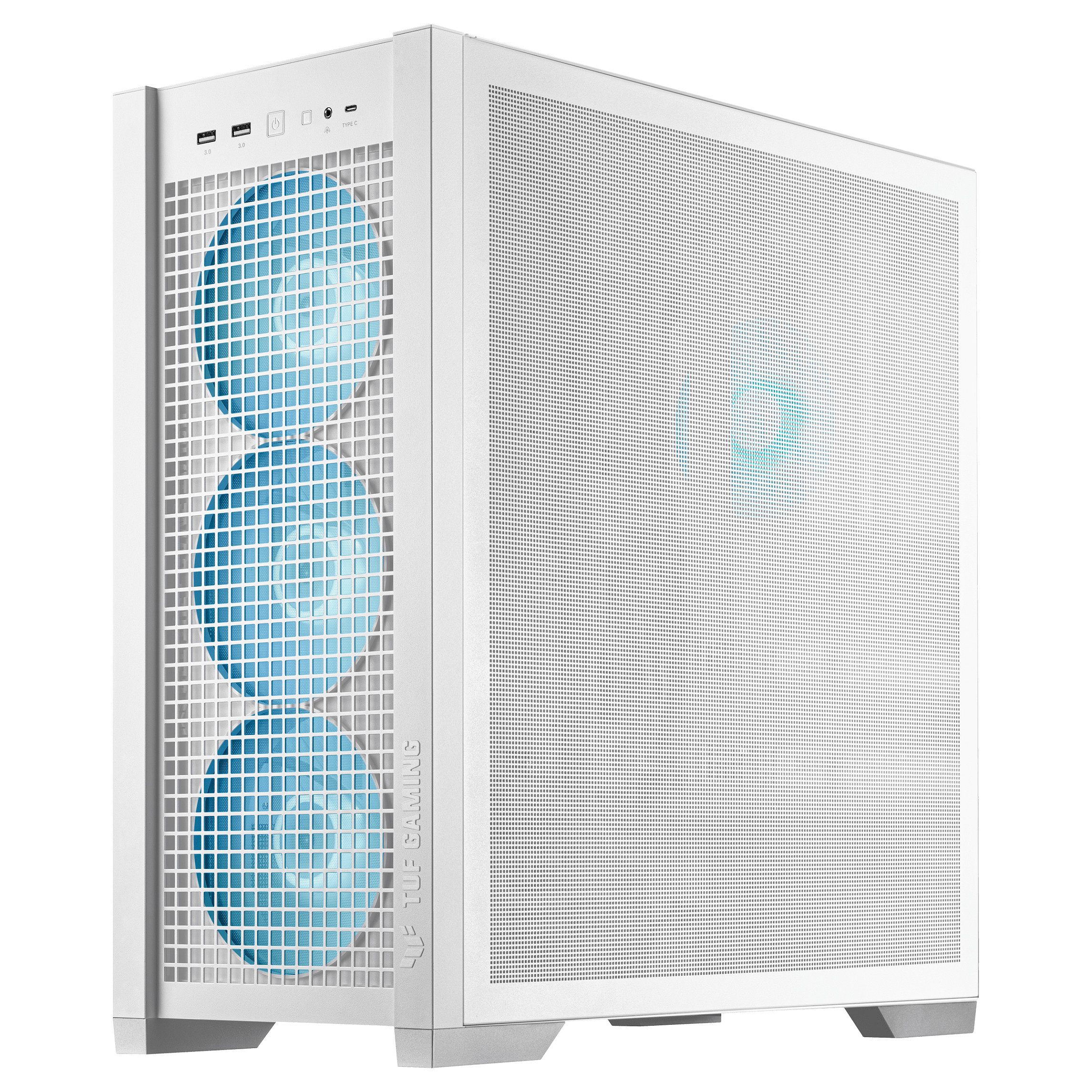 Kućište ASUS TUF GAMING GT302 TG ARGB WHITE (Midi Tower, ATX/mATX/Mini ITX/EATX, 2x 3,5/2,5'' unutarnji slot, 2x 2,5'' unutarnji slot, USB 3.2 Gen1/Gen2)-4