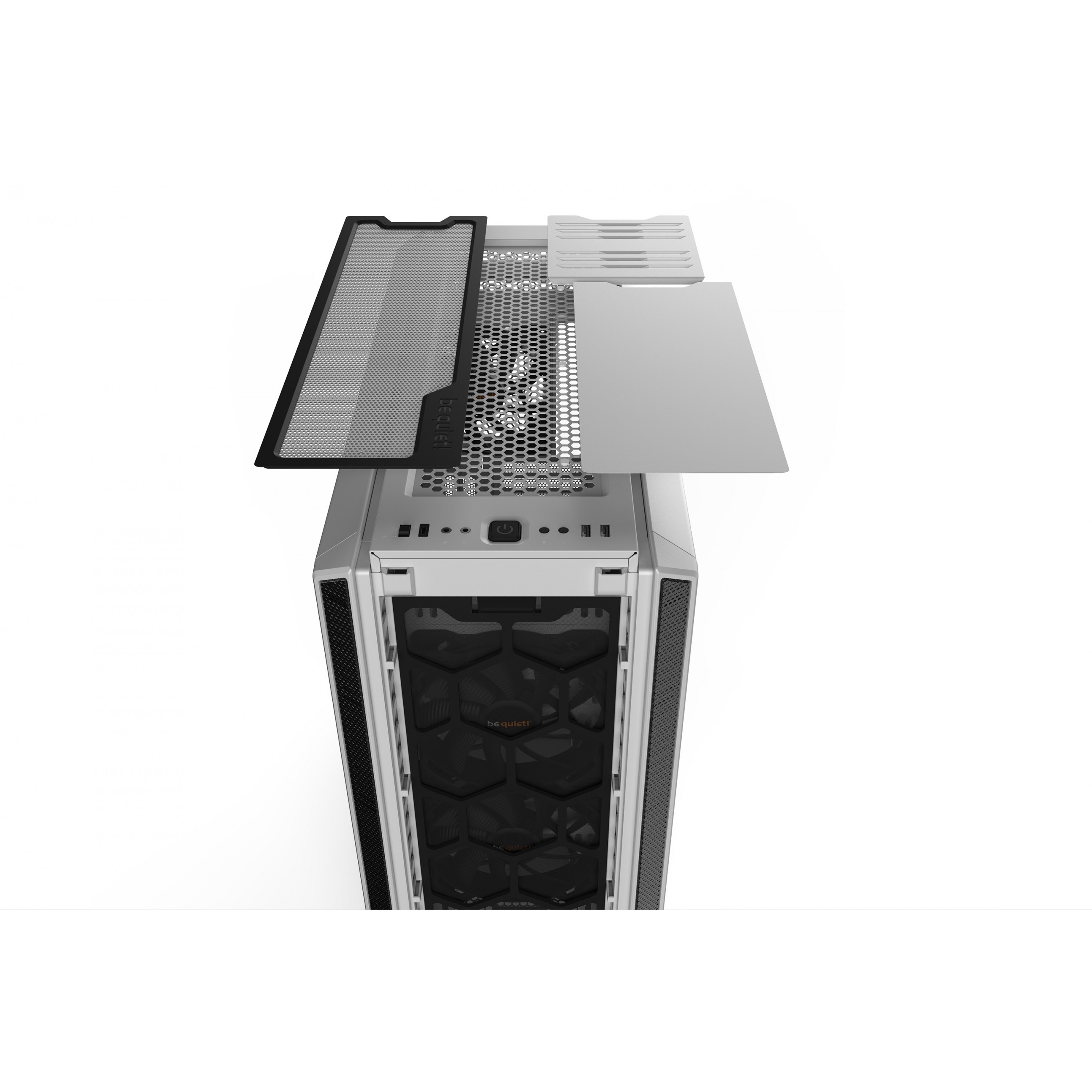 Kućište za računalo BE QUIET! Silent Base 802 Window White Midi Tower (Midi Tower, bijelo, ABS/čelik, 3x 3.5" HDD, 7x 2.5" HDD, USB 3.2 Gen 2 Type-C)-4