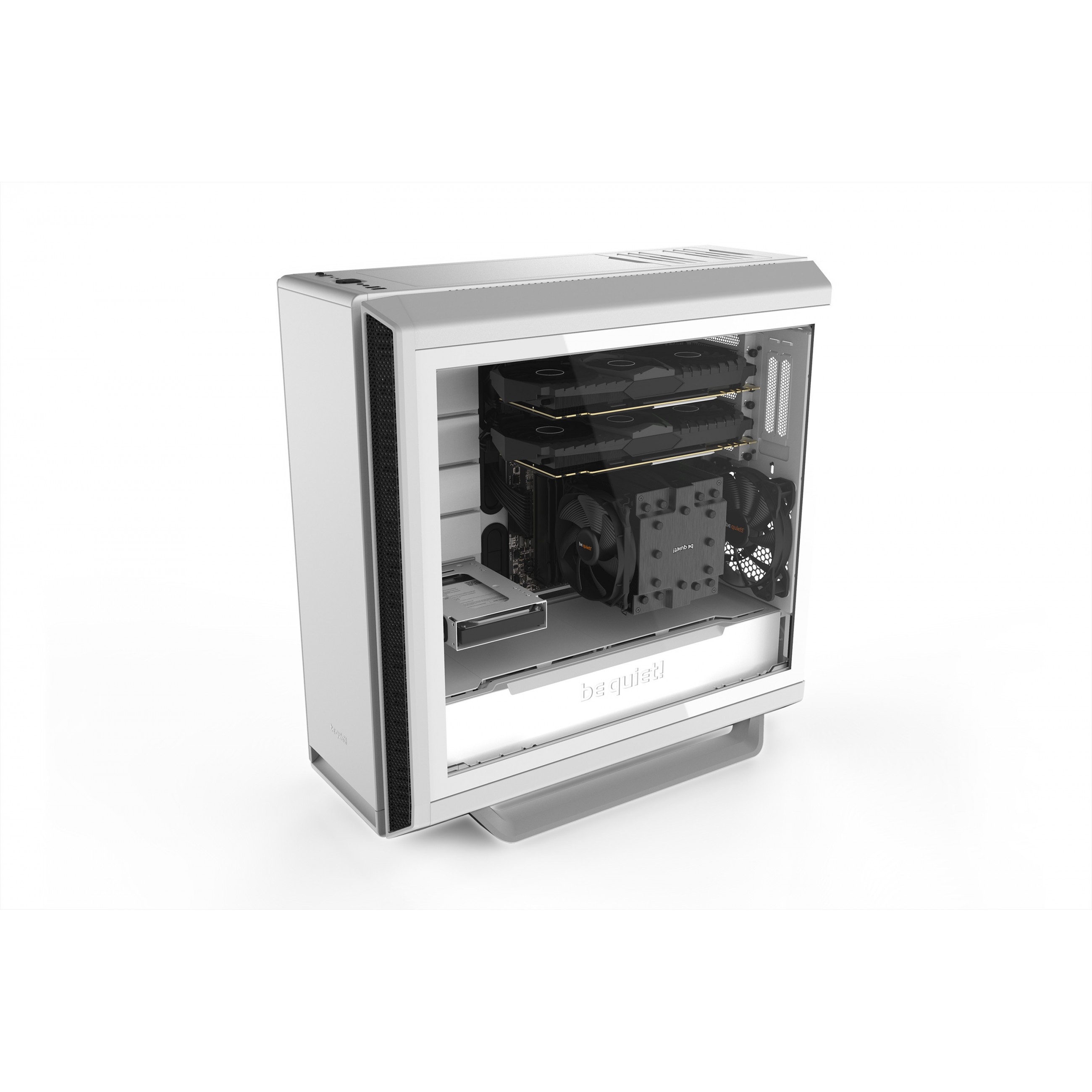 Kućište za računalo BE QUIET! Silent Base 802 Window White Midi Tower (Midi Tower, bijelo, ABS/čelik, 3x 3.5" HDD, 7x 2.5" HDD, USB 3.2 Gen 2 Type-C)-10