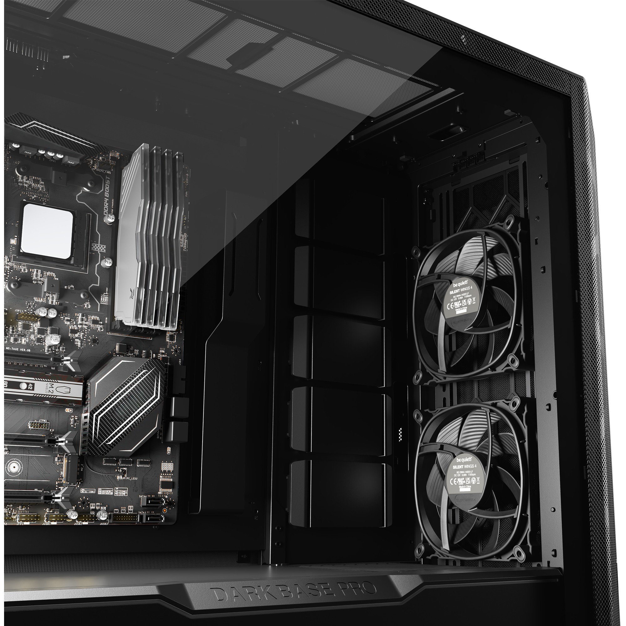 Kućište za računalo BE QUIET! DARK BASE PRO 901 (Crno, Full Tower)-9
