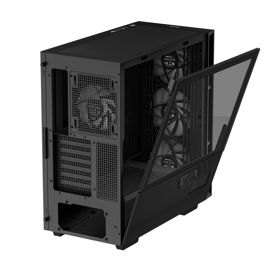 Kućište za računalo DEEPCOOL CH560 DIGITAL Midi Tower (crna, Midi Tower, ATX, EATX, micro ATX, Mini-ITX, 2x 3.5" bays, 3x 2.5" bays, 7x expansion slots, USB 3.2 Gen 1, USB 3.2 Gen 2, Combo headphone/mic port)-11