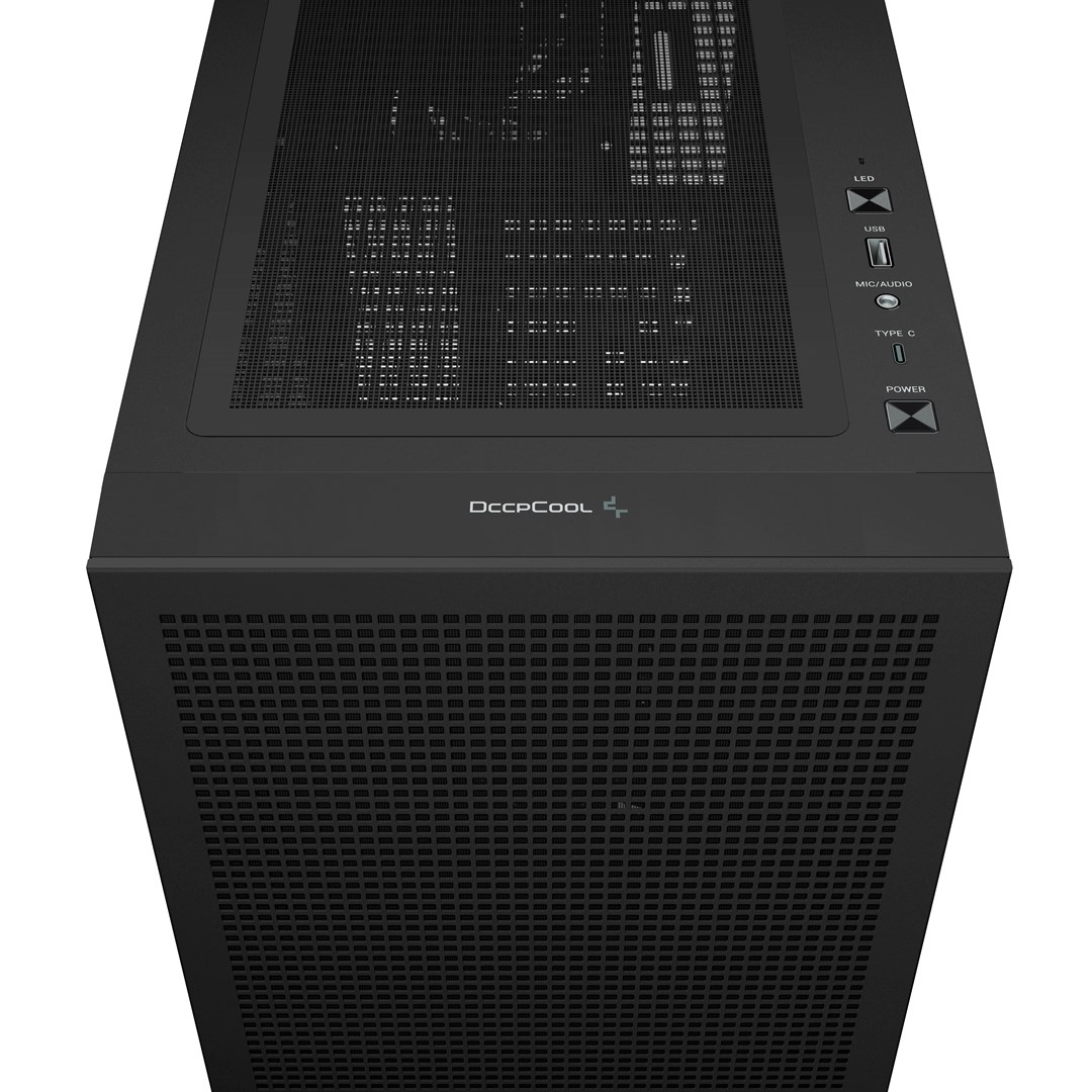 Kućište za računalo DEEPCOOL CH560 DIGITAL Midi Tower (crna, Midi Tower, ATX, EATX, micro ATX, Mini-ITX, 2x 3.5" bays, 3x 2.5" bays, 7x expansion slots, USB 3.2 Gen 1, USB 3.2 Gen 2, Combo headphone/mic port)-12