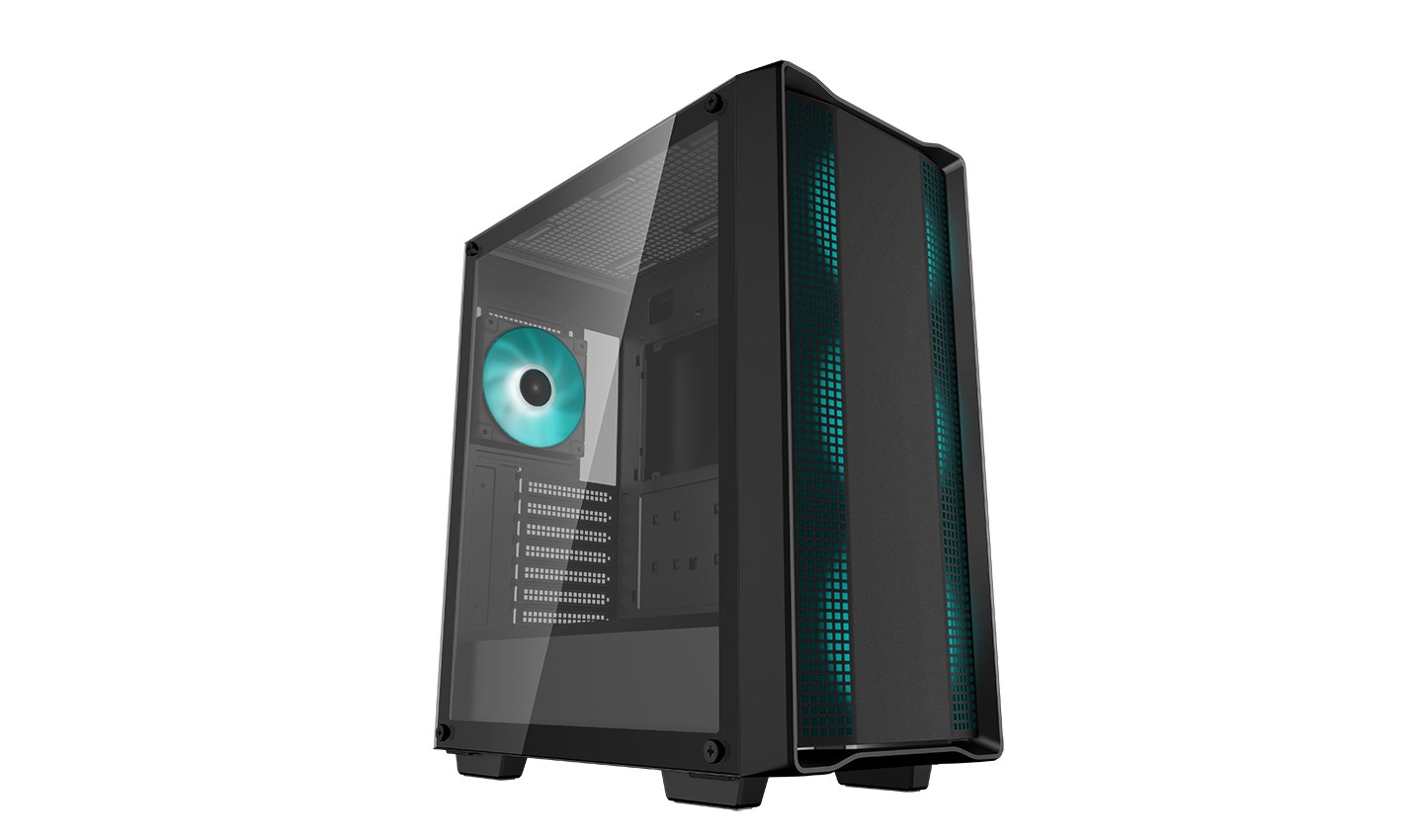 Kućište za računalo DEEPCOOL CC560 V2 Midi Tower (SPCC, ABS, staklo, ATX, micro ATX, Mini-ITX, crna)-3