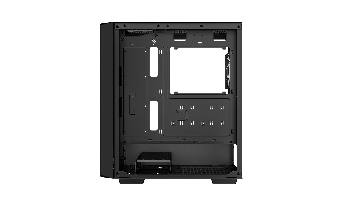 Kućište za računalo DEEPCOOL CC560 V2 Midi Tower (SPCC, ABS, staklo, ATX, micro ATX, Mini-ITX, crna)-8