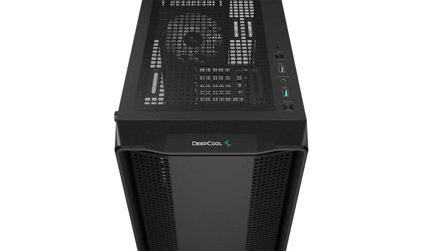Kućište za računalo DEEPCOOL CC560 V2 Midi Tower (SPCC, ABS, staklo, ATX, micro ATX, Mini-ITX, crna)-10