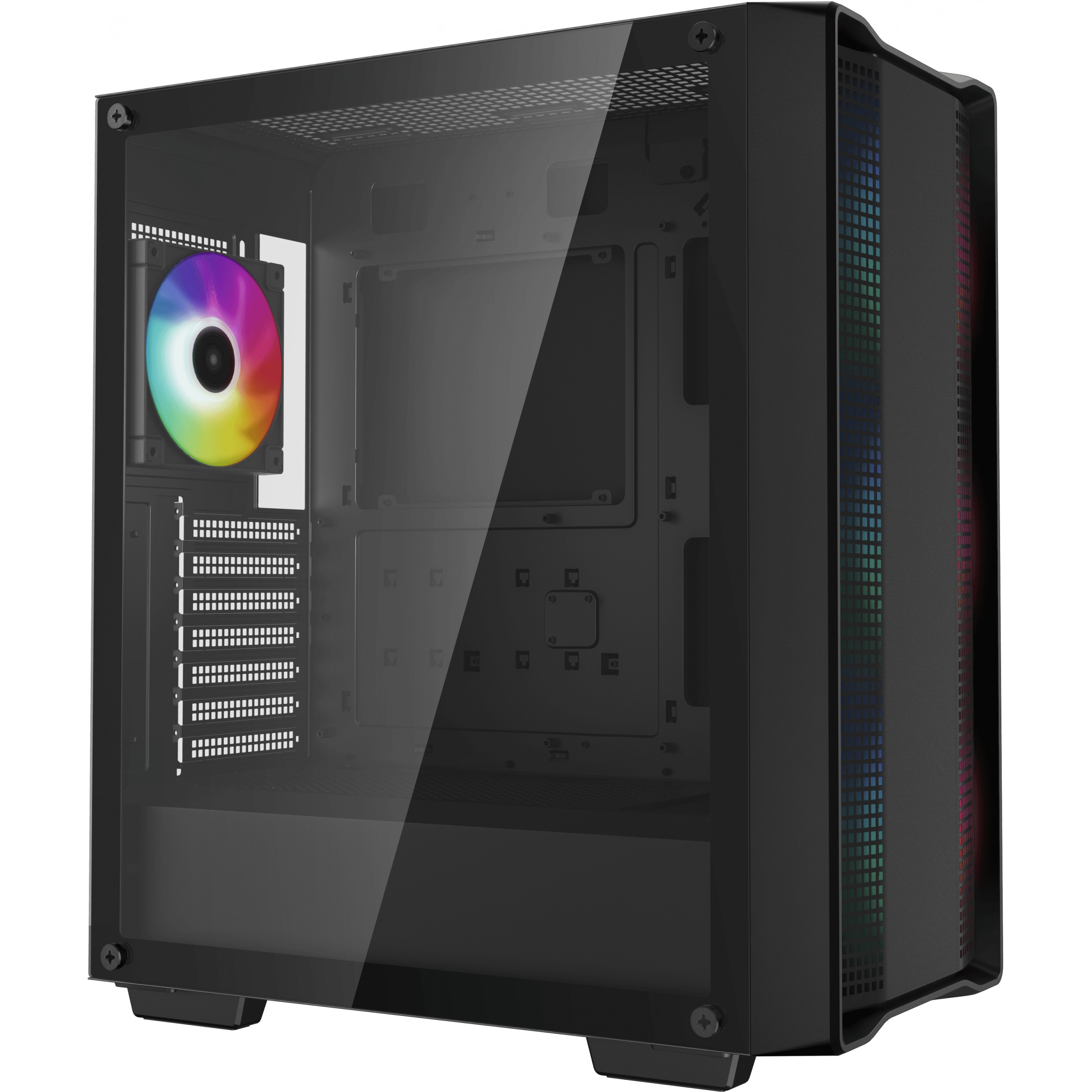 Kućište za računalo DEEPCOOL CC560 ARGB V2 (Midi Tower, crna, aRGB osvjetljenje, ATX, micro ATX, Mini-ITX)-1