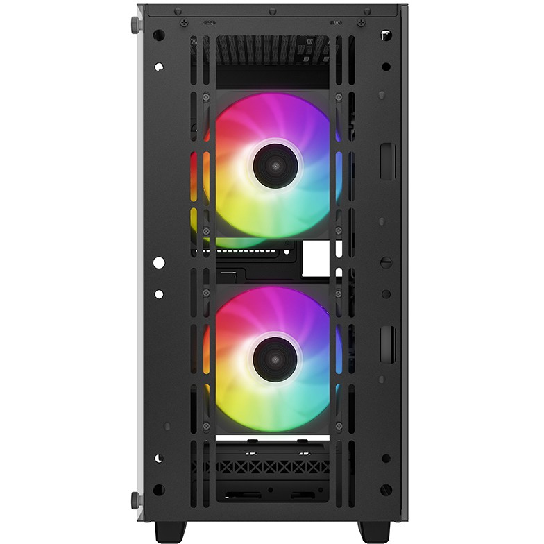 Kućište za računalo DEEPCOOL CC360 ARGB (Mini Tower, crna boja, ABS i čelik, prozirna staklena ploča)-9