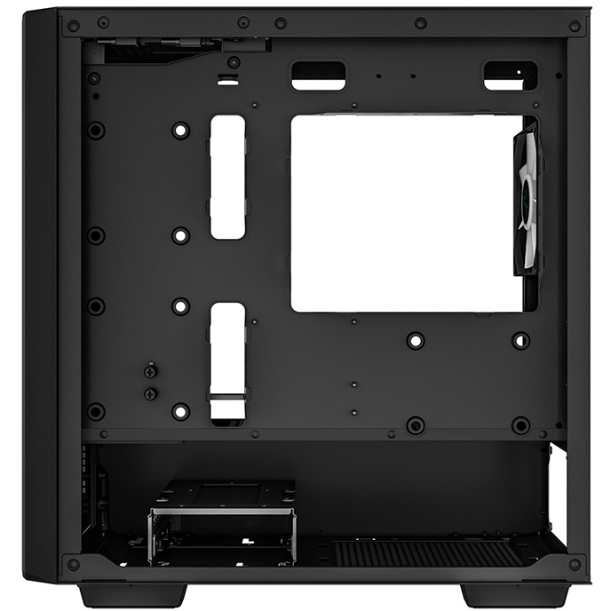 Kućište za računalo DEEPCOOL CC360 ARGB (Mini Tower, crna boja, ABS i čelik, prozirna staklena ploča)-11
