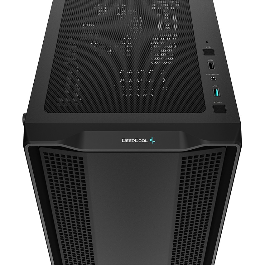Kućište za računalo DEEPCOOL CC360 ARGB (Mini Tower, crna boja, ABS i čelik, prozirna staklena ploča)-12