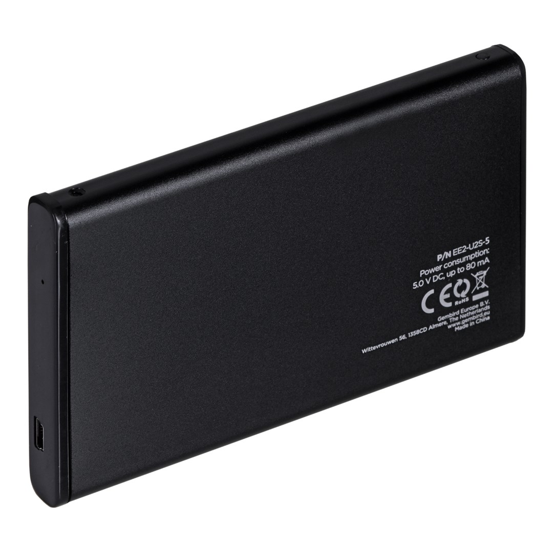 Kućište za disk GEMBIRD EE2-U2S-5 (HDD, 2.5" crno)-2