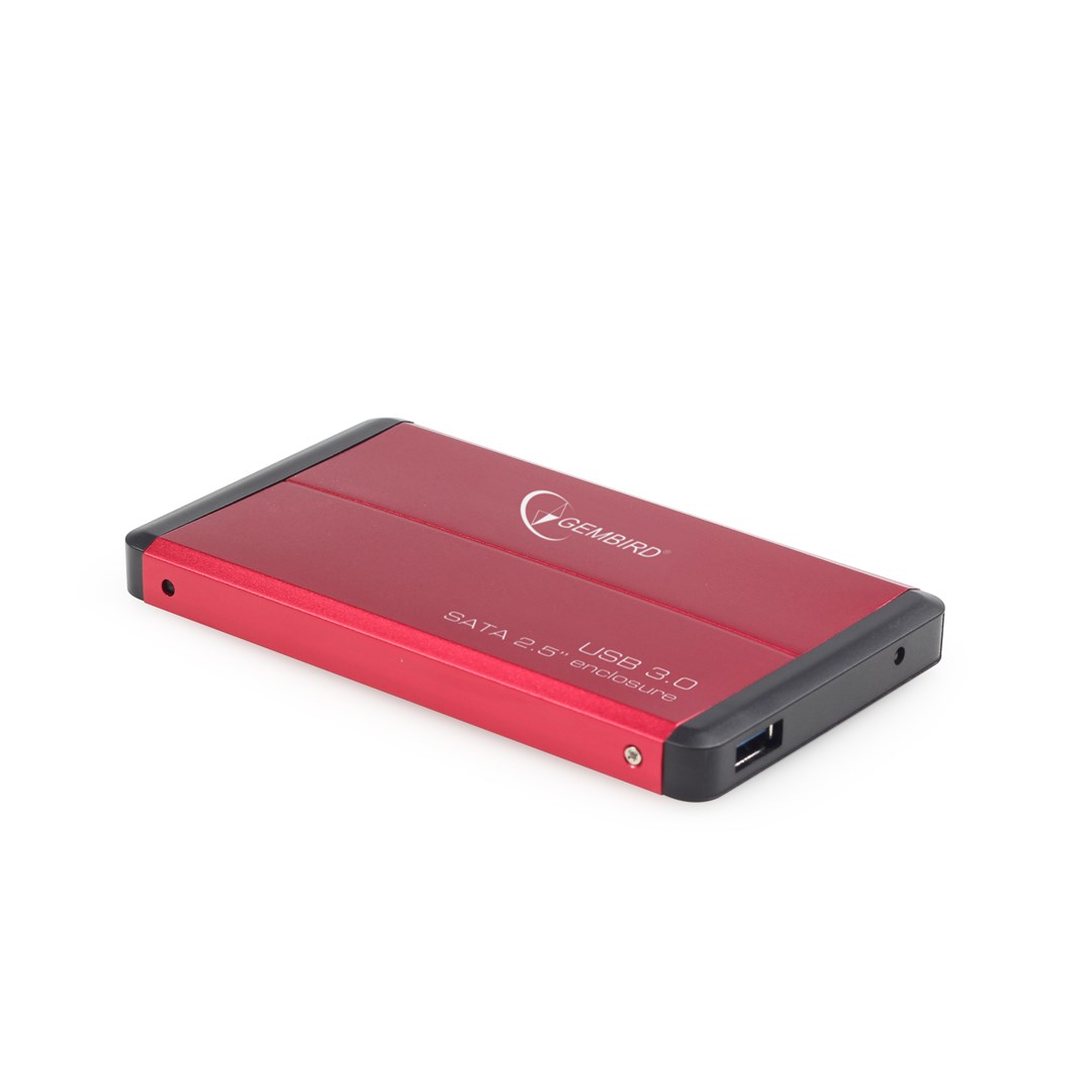 Kućište za disk GEMBIRD EE2-U3S-2-R (2.5" HDD, crveno)-0