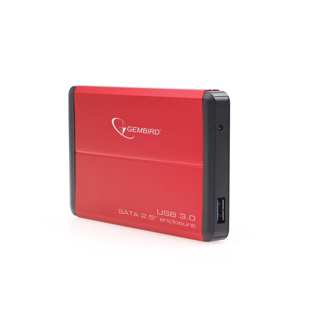 Kućište za disk GEMBIRD EE2-U3S-2-R (2.5" HDD, crveno)-1