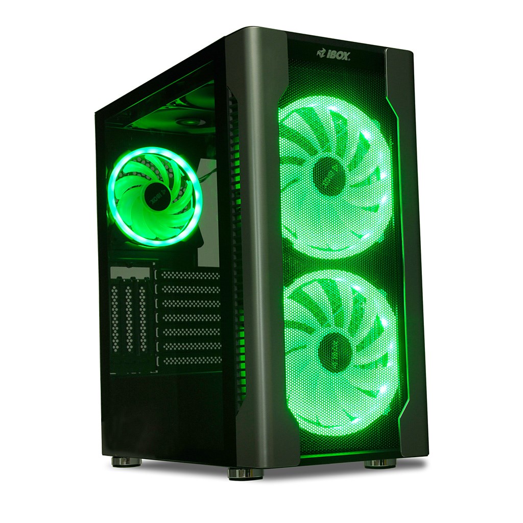 Kućište za računalo iBox Chiron ZH68 Gaming (ATX, micro ATX, Mini-ITX, EATX, 3x 3.5" utora, 4x 2.5" utora, 2x USB 2.0)-6