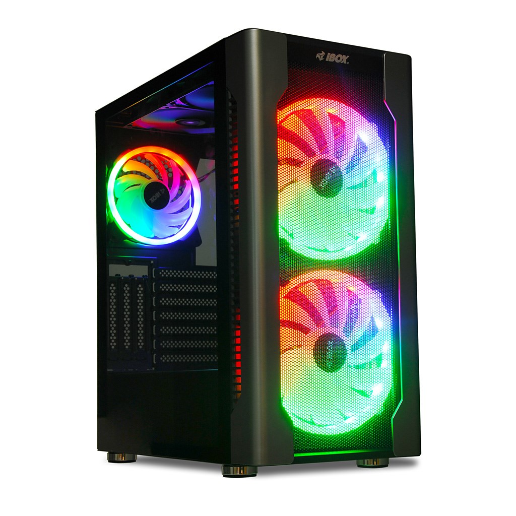 Kućište za računalo iBox Chiron ZH68 Gaming (ATX, micro ATX, Mini-ITX, EATX, 3x 3.5" utora, 4x 2.5" utora, 2x USB 2.0)-7