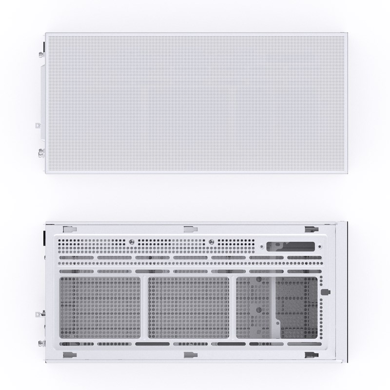 Kućište za računalo JONSBO D31 MESH, Micro-ATX, staklo (bijelo, TFT-LCD zaslon, 20.3 cm, 60 Hz, USB-C, HDMI)-36